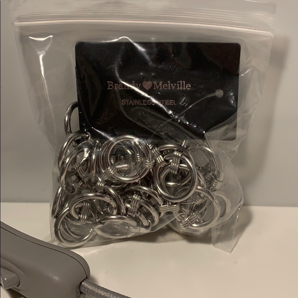 brandy melville stainless steel circle belt